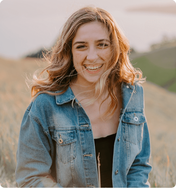 A happy woman
